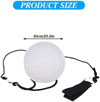 LED Poi Bälle: 2 Stück LED Glow POI Kugeln für Anfänger und Profis mit Regenbogen Farben und Strobe-Effekt