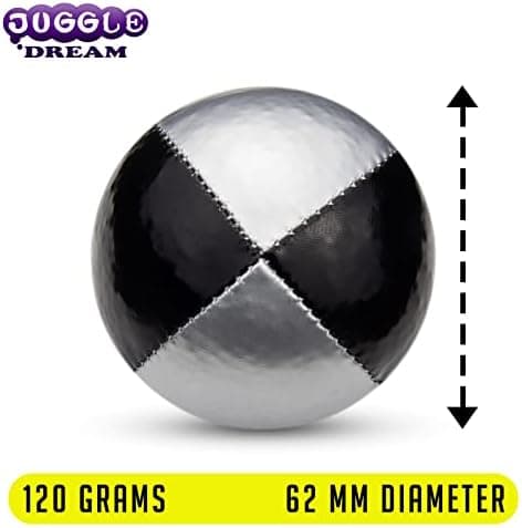 Juggle Dream 3X Pro Thud Jonglierbälle - Perfekt für Anfänger und Experten mit kostenlosem Online-Lernvideo und 3 profes