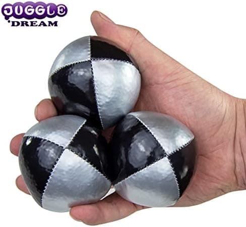 Juggle Dream 3X Pro Thud Jonglierbälle - Perfekt für Anfänger und Experten mit kostenlosem Online-Lernvideo und 3 profes