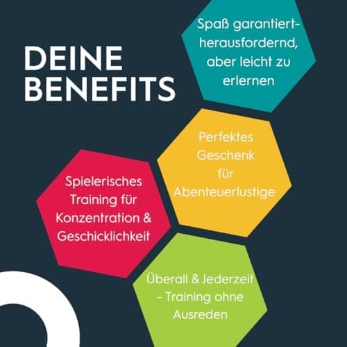 Boulderball Basic - perfektes Geschenk für Kletterer - 3D Kletterball - Klettern auf kleinstem Raum - Förderung von Konz