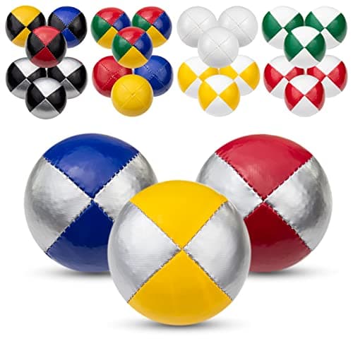 Juggle Dream 3X Pro Thud Jonglierbälle - Perfekt für Anfänger und Experten mit kostenlosem Online-Lernvideo und 3 profes