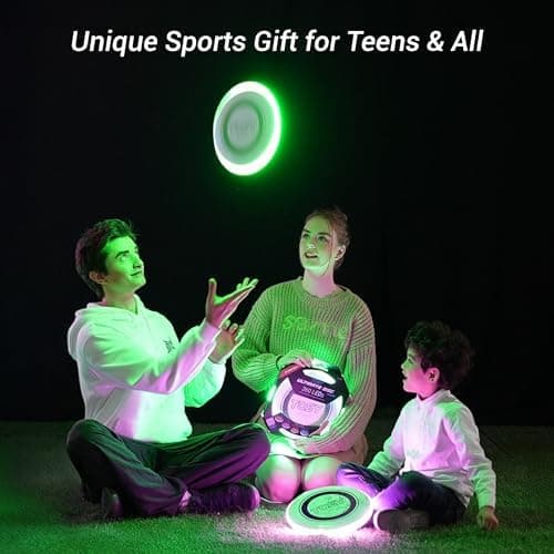 TOSY Flying Disc - 108 RGB-LEDs oder 36 einfarbig, Smart-Modi, wasserdicht für Kinder & Erwachsene, Outdoor-Spielzeug