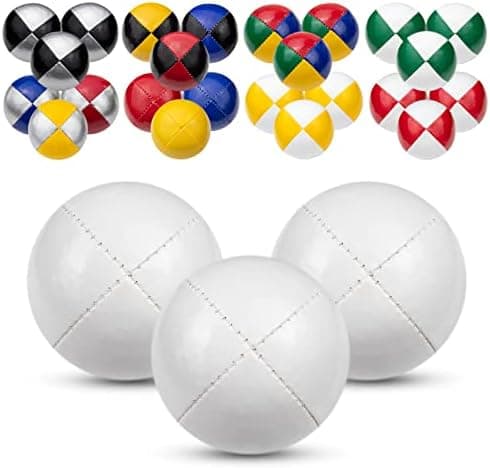 Juggle Dream 3X Pro Thud Jonglierbälle - Perfekt für Anfänger und Experten mit kostenlosem Online-Lernvideo und 3 profes