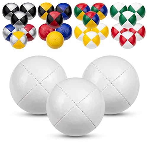 Juggle Dream 3X Pro Thud Jonglierbälle - Perfekt für Anfänger und Experten mit kostenlosem Online-Lernvideo und 3 profes