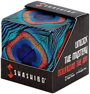 _preisgekrönter Shashibo Cube Formveränderungs-Würzel für Erwachsene, patentierter Fidget-Würfel mit 36 Seltenerd-Magnet