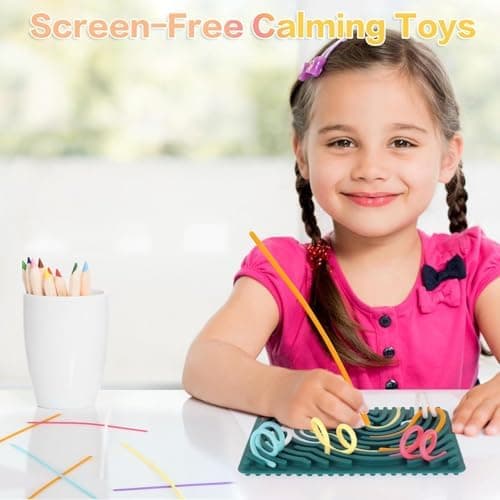 Nokwocy Sensorische Aktivität Brett, Silikon Fidget Spielzeug für Kinder  
Nokwocy Sensorische Aktivität Brett, Beruhige