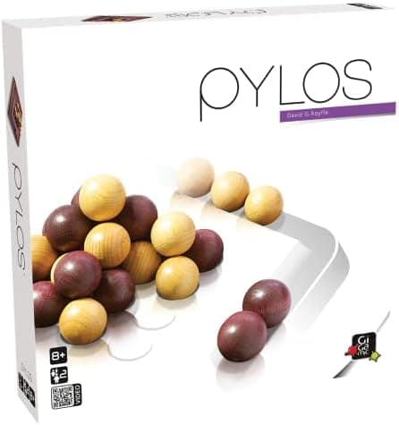 Gigamic Pylos Familienspiel: Holzspiel für 2 Spieler ab 8+, 15-minütige Partie, Mehrsprachig und bunt