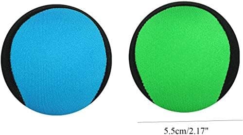 MAKFORT Schnelltrocknender Wasserball Für Jugendliche und Erwachsene - 2 Stück Wasserflummi auf Wasser - Lycra-Bezug Bal