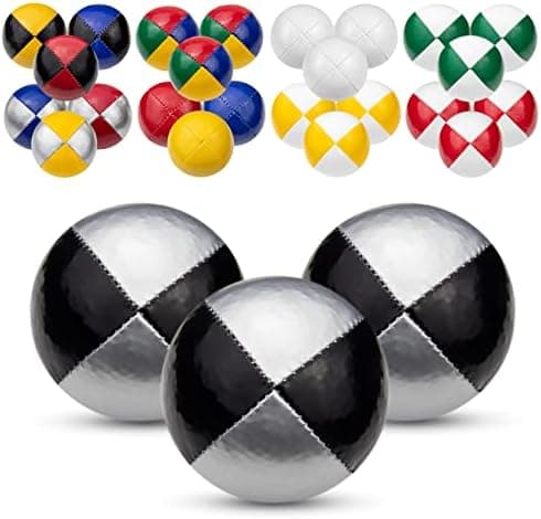 Juggle Dream 3X Pro Thud Jonglierbälle - Perfekt für Anfänger und Experten mit kostenlosem Online-Lernvideo und 3 profes