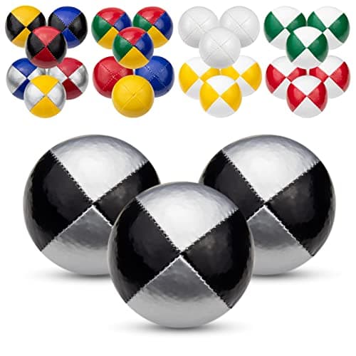 Juggle Dream 3X Pro Thud Jonglierbälle - Perfekt für Anfänger und Experten mit kostenlosem Online-Lernvideo und 3 profes