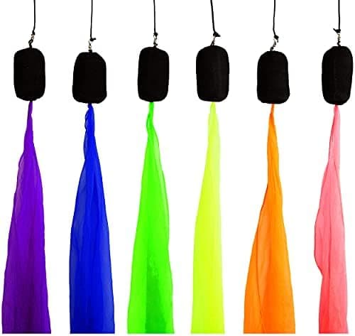 Diabolo UV leuchtendGrün für Professionals und Anfänger - Angel Wings Soft-Pois 15cm
