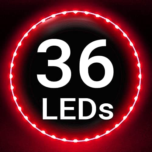 TOSY Flying Disc - 108 RGB-LEDs oder 36 einfarbig, Smart-Modi, wasserdicht für Kinder & Erwachsene, Outdoor-Spielzeug