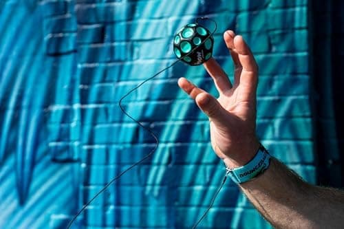 Waboba Bounceback x Returning Moon Ball - Leicht zu Greifen, Einheitsgröße - Gelb 60 mm
