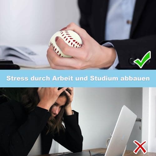 Scettar 12 Mini-Sportbälle, Stressabbau für Kinder und Erwachsene - Basketball, Baseball, Tennis