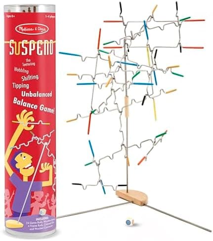 Melissa & Doug Suspend Geschicklichkeitsspiel - 31 Teile - Für Kinder ab 8 Jahren und die ganze Familie - FSC zertifizie