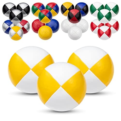 Juggle Dream 3X Pro Thud Jonglierbälle - Perfekt für Anfänger und Experten mit kostenlosem Online-Lernvideo und 3 profes