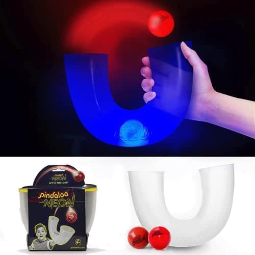 Pindaloo Geschicklichkeitsspiel Neon - Geschenke für Kinder & Erwachsene, Spiel für drinnen & draußen, Motorische & koor
