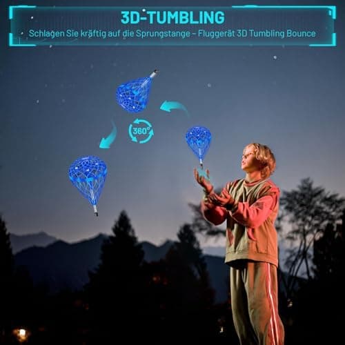 Magic Hover Ball Spielzeug für Kinder ab 6 Jahren - Fliegender Ball mit 360°-Flip und Drohnenfunktion - Geschenk für Jun