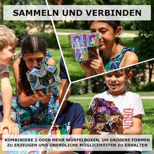 _preisgekrönter Shashibo Cube Formveränderungs-Würzel für Erwachsene, patentierter Fidget-Würfel mit 36 Seltenerd-Magnet