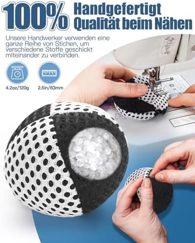Jonglierbälle für Anfänger und Profis - 2 Schichten Netz, Tragetasche, 62mm Set