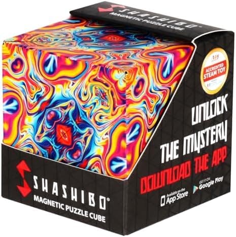 _preisgekrönter Shashibo Cube Formveränderungs-Würzel für Erwachsene, patentierter Fidget-Würfel mit 36 Seltenerd-Magnet