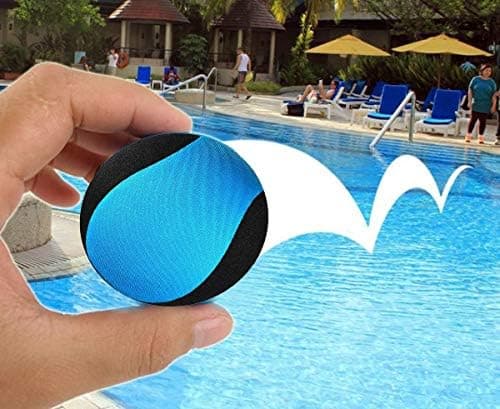 MAKFORT Schnelltrocknender Wasserball Für Jugendliche und Erwachsene - 2 Stück Wasserflummi auf Wasser - Lycra-Bezug Bal