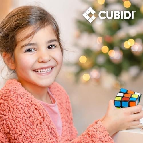 CUBIDI® Original Zauberwürfel 3x3 Klassisch - Speed Cube mit optimierten Dreheigenschaften für Anfänger und Fortgeschrit