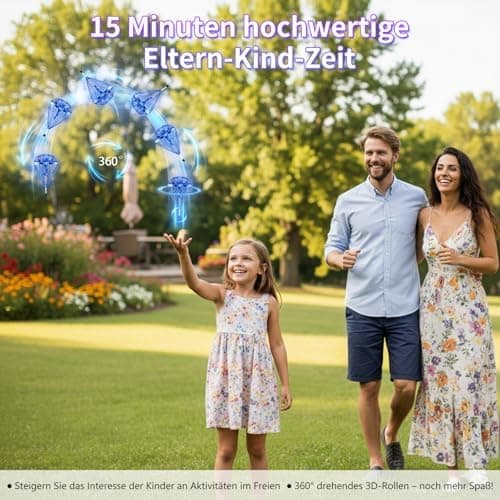 Fliegender Ball Lite Spielzeug - Wiederaufladbare Drohne mit 360°-Flip für Kinder & Erwachsene