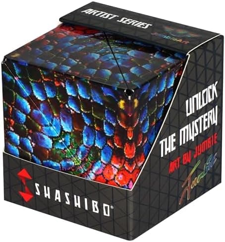 _preisgekrönter Shashibo Cube Formveränderungs-Würzel für Erwachsene, patentierter Fidget-Würfel mit 36 Seltenerd-Magnet