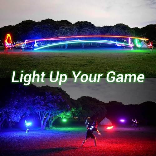 TOSY Flying Disc - 108 RGB-LEDs oder 36 einfarbig, Smart-Modi, wasserdicht für Kinder & Erwachsene, Outdoor-Spielzeug