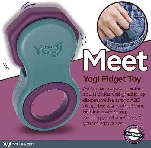 Yogi Zappelspielzeug LightbulbIDEAS Fidget Spinner für Erwachsene Mit ADHD ADD Autismus