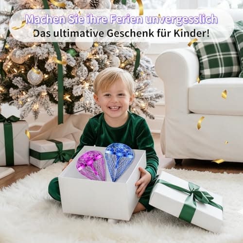 Fliegender Ball Lite Spielzeug - Wiederaufladbare Drohne mit 360°-Flip für Kinder & Erwachsene