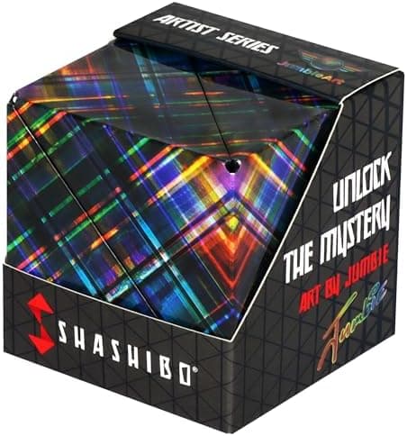 _preisgekrönter Shashibo Cube Formveränderungs-Würzel für Erwachsene, patentierter Fidget-Würfel mit 36 Seltenerd-Magnet