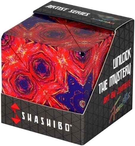 _preisgekrönter Shashibo Cube Formveränderungs-Würzel für Erwachsene, patentierter Fidget-Würfel mit 36 Seltenerd-Magnet