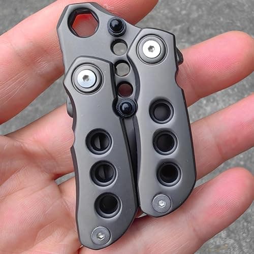 T-Conceal EDC Fidget Sliders - Stressabbau für Erwachsene - magnetisches Metall, multifunktionaler Brecheisen-Fidget-Sli