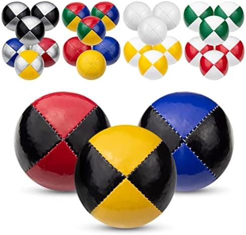 Juggle Dream 3X Pro Thud Jonglierbälle - Perfekt für Anfänger und Experten mit kostenlosem Online-Lernvideo und 3 profes