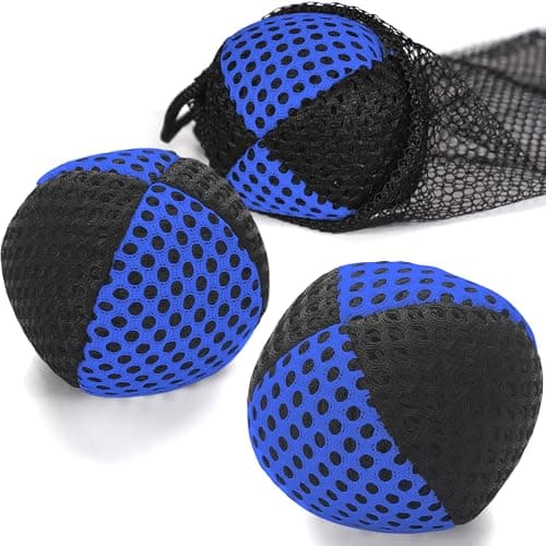 Jonglierbälle für Anfänger und Profis - 2 Schichten Netz, Tragetasche, 62mm Set