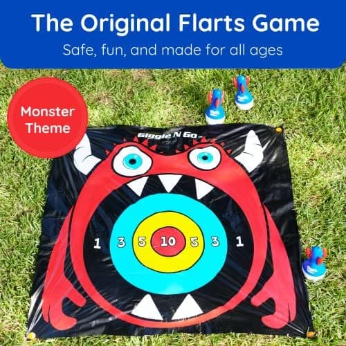 Giggle N Go Hochwertige aufblasbare Dartspiele: Outdoor-Spiele für Familie und Kinder