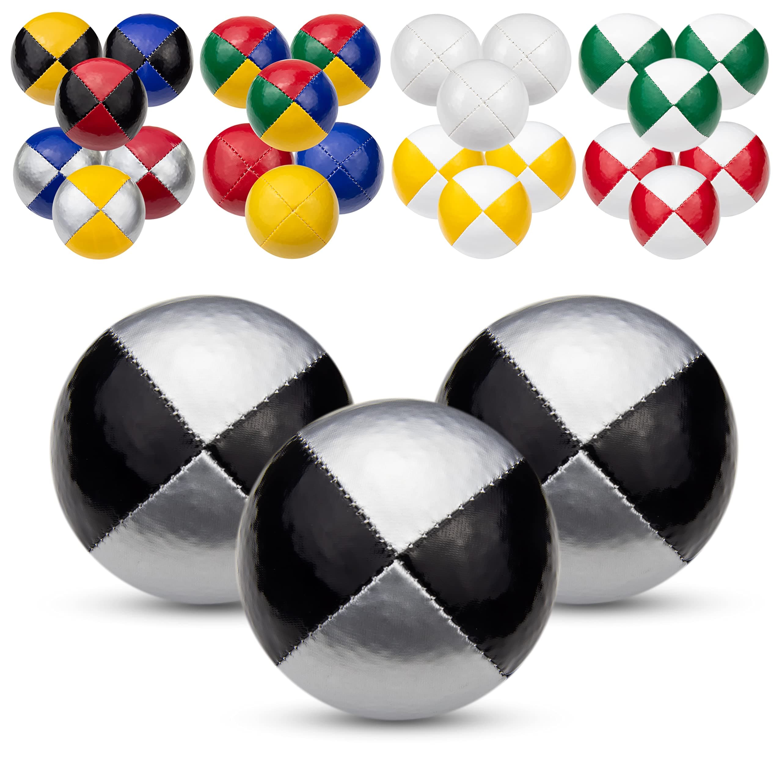 Juggle Dream 3X Pro Thud Jonglierbälle - Perfekt für Anfänger und Experten mit kostenlosem Online-Lernvideo und 3 profes